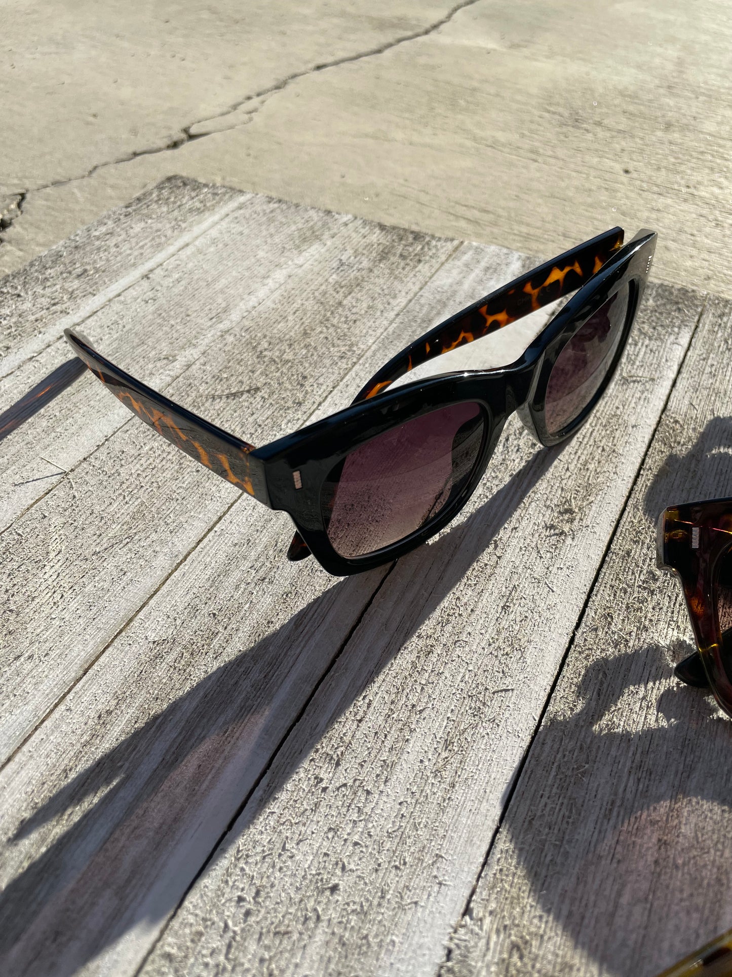 Nena Sunnies (Black/Brown)