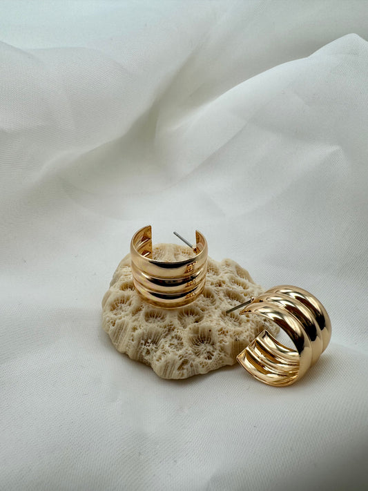 Katy Hoop Earrings (Gold)