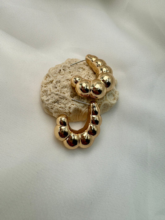 Bubble Me up Hoop Earrings