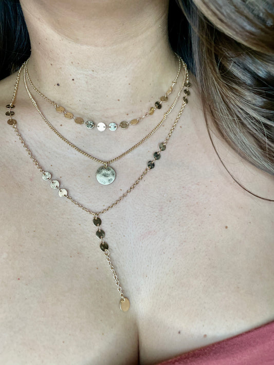 Jacky Layered Necklace (Gold)