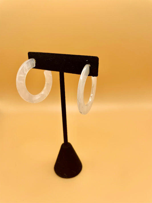 Stella Hoops (Beige)